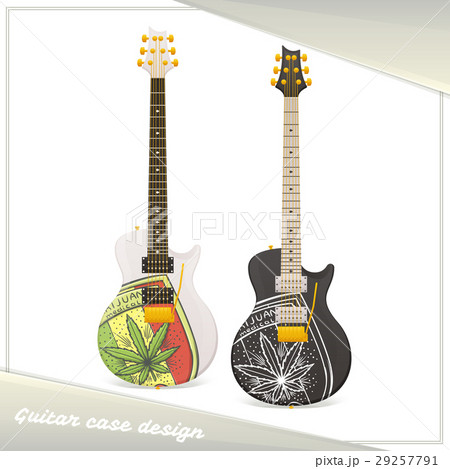 Medical Marijuana Guitar Fiveのイラスト素材