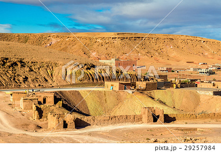 Desert landscape near Ait Ben Haddou village in 29257984