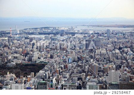 東京スカイツリー 眺望の写真素材