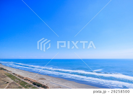 山武市　蓮沼付近を空撮 29258500