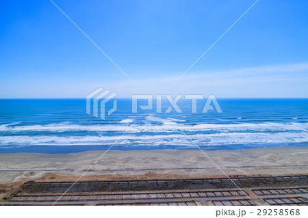 山武市　蓮沼付近を空撮 29258568