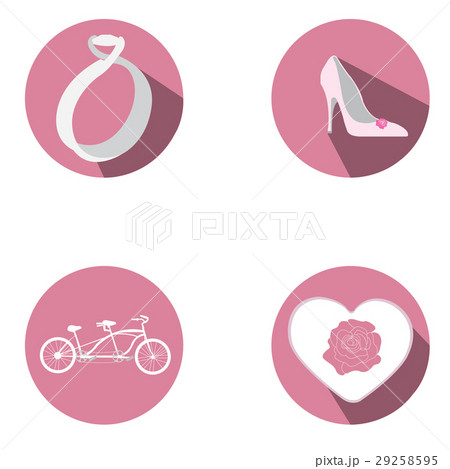 Set of wedding objects 29258595