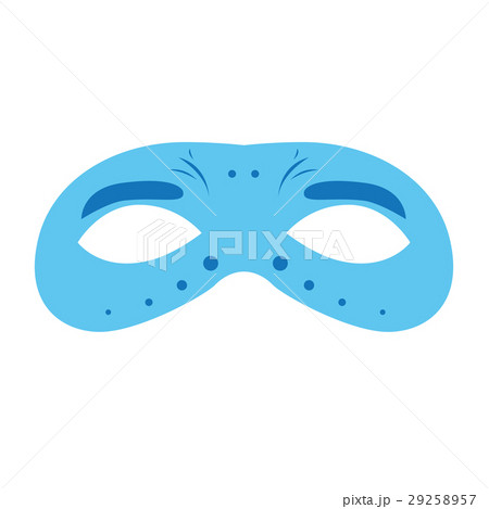 Isolated carnival mask 29258957