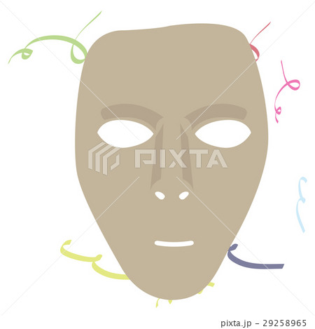Isolated carnival mask 29258965
