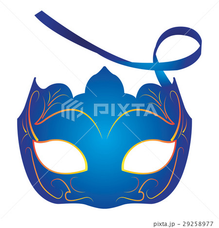 Isolated carnival mask 29258977