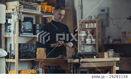 Master electrician twists black wires to make 29263138