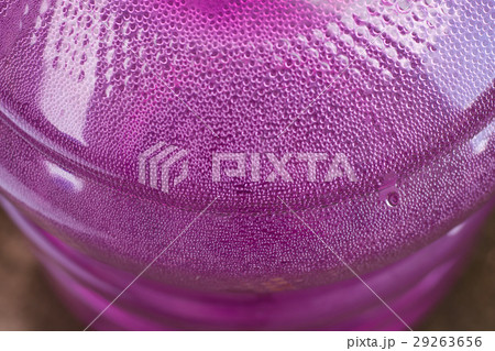 Water Droplets on bucket pink Water Droplets on bucket pink 29263656
