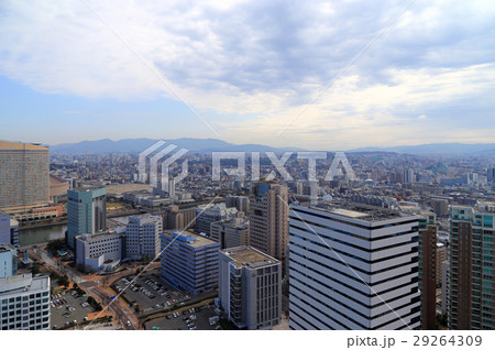 福岡タワーから大濠公園・鶴舞公園方向を見る 福岡タワーから大濠公園・鶴舞公園方向を見る 29264309