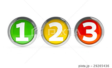 Icons numbers 1 2 3 #2 29265436