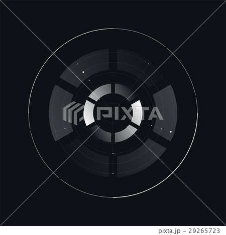 Hud futuristic template. vector illustration 29265723