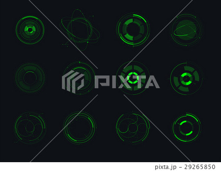 Hud futuristic template. vector. Hud futuristic template. vector. 29265850