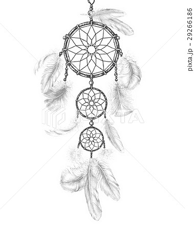 Dream Catcher with Light Feathers 29266186