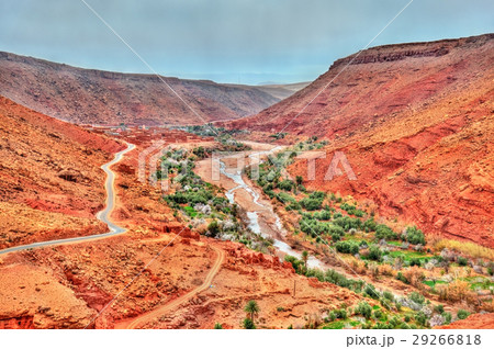 Landscape of the Asif Ounila valley in the High 29266818