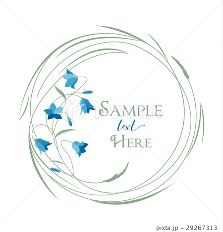 Wreath with grass and flowers Wreath with grass and flowers 29267313