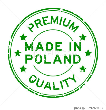Grunge premium quality made in Poland rubber stamp 29269197