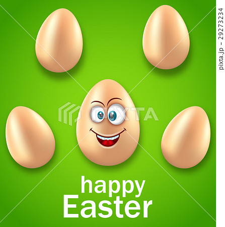 Happy Easter Card with Crazy Egg, Humor Invitation Happy Easter Card with Crazy Egg, Humor Invitation 29273234