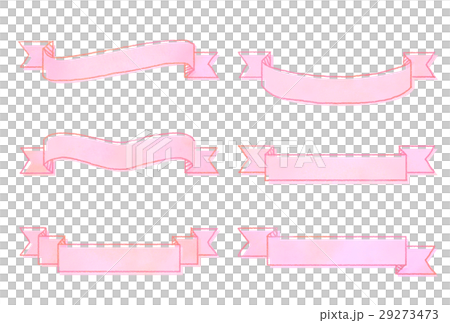 Hand-painted wind band ribbon Pink color Hand-painted wind band ribbon Pink color 29273473