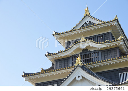 岡山城の再建天守（岡山県岡山市北区） 29275661