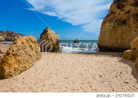 Rocky cliffs on the coast of the Atlantic ocean Rocky cliffs on the coast of the Atlantic ocean 29276025