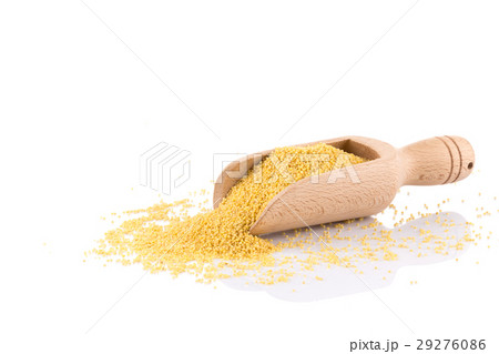 Dry millet isolated on white 29276086