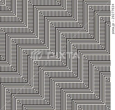 Abstract ZigZag Parallel Stripes. Vector Seamless 29277634