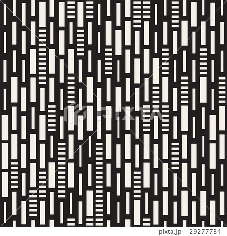 Vector Seamless Black And White Irregular Dash 29277734