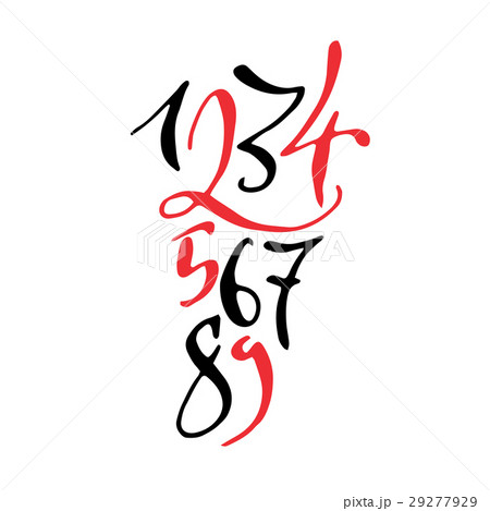 Black and red hand drawn high quality calligraphy Black and red hand drawn high quality calligraphy 29277929