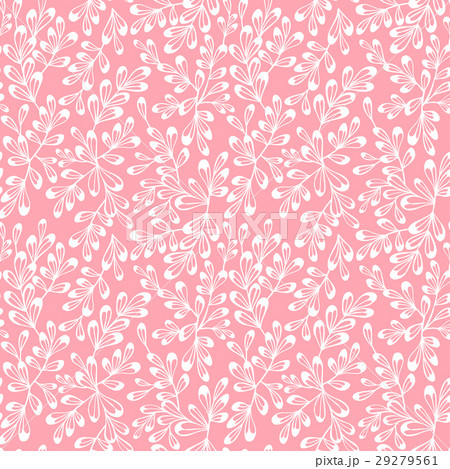 Seamless floral pattern in doodle style. Seamless floral pattern in doodle style. 29279561