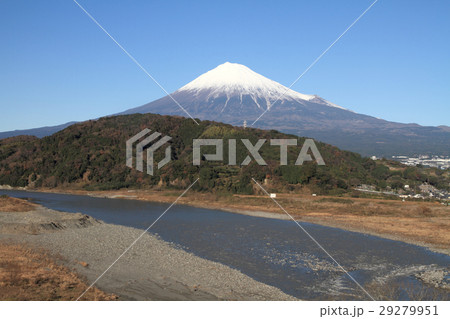富士川と富士山 29279951