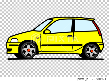 Italian compact yellow 29280921