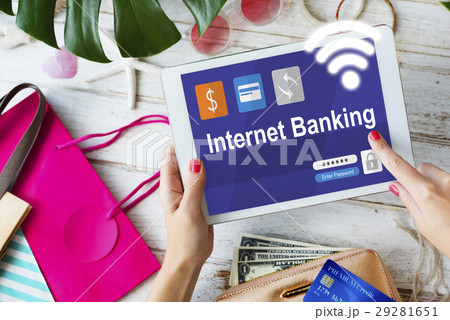Internet Banking Transaction Financial Icon Internet Banking Transaction Financial Icon 29281651