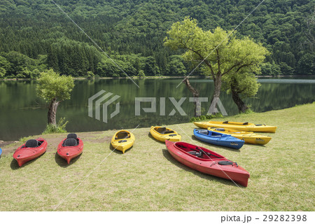 北竜湖のカヌー 29282398
