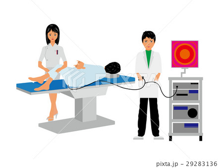 大腸カメラを受ける患者 大腸カメラを受ける患者 29283136