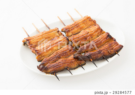 鰻の蒲焼き 白バック 鰻の蒲焼き 白バック 29284577