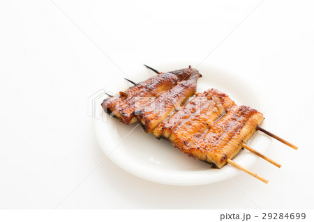 鰻の蒲焼き 白バック 鰻の蒲焼き 白バック 29284699