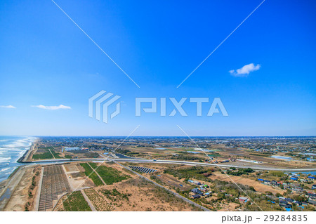 匝瑳市吉崎付近を空撮 29284835