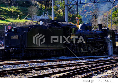 秩父鉄道 蒸気機関車 SL C58 363 パレオエクスプレス 三峰口駅(埼玉県 秩父市) 秩父鉄道 蒸気機関車 SL C58 363 パレオエクスプレス 三峰口駅(埼玉県 秩父市) 29286311