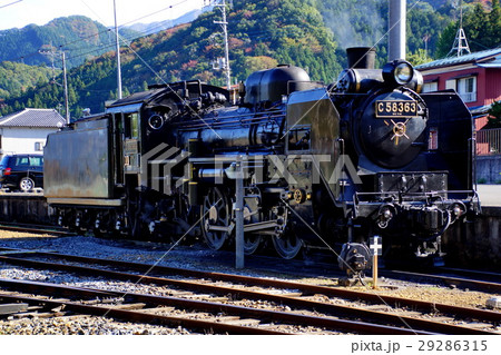 秩父鉄道 蒸気機関車 SL C58 363 パレオエクスプレス 三峰口駅（埼玉県 秩父市） 29286315