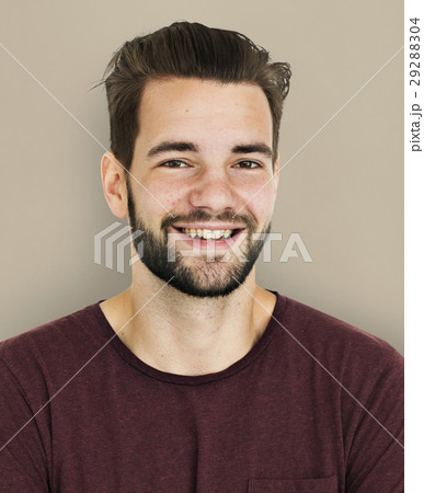 Adult Man Nutural Confident Portrait Concept 29288304