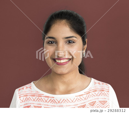 Asian Woman Casual Smiling 29288312