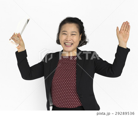 Asian Business Woman Award Smiling 29289536
