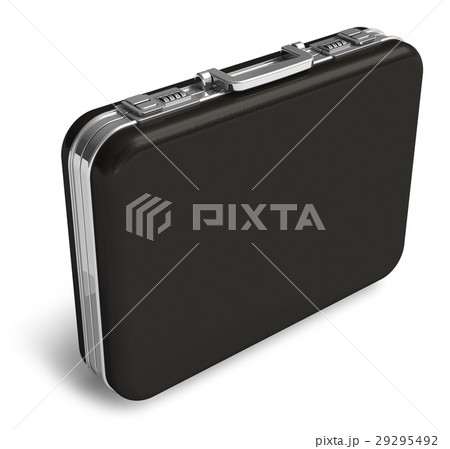 Black leather suitcase Black leather suitcase 29295492