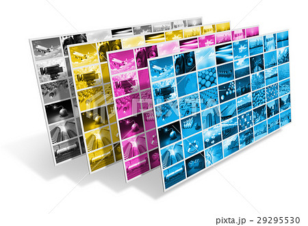 CMYK printing concept 29295530