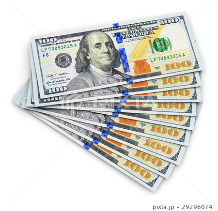 New 100 US dollar banknotes 29296074