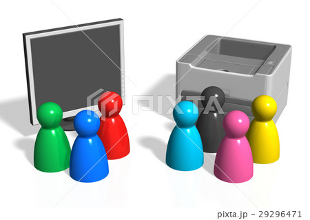 Color spaces and devices illustration Color spaces and devices illustration 29296471