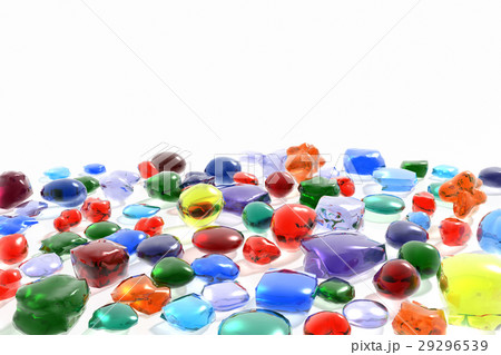 Colorful transparent gemstone background 29296539