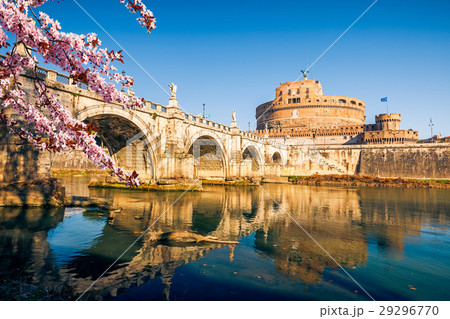 Sant'Angelo fortress at spring, Rome Sant'Angelo fortress at spring, Rome 29296770
