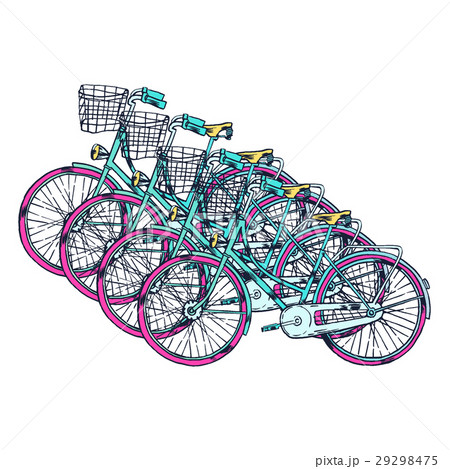 Bicycle with Cart 29298475