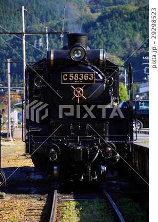 秩父鉄道 蒸気機関車 SL C58 363 パレオエクスプレス 三峰口駅（埼玉県 秩父市） 29298523