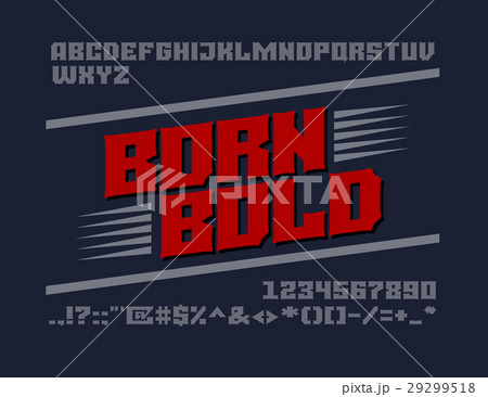 Bold serif typeface. Uppercase letters, numbers Bold serif typeface. Uppercase letters, numbers 29299518